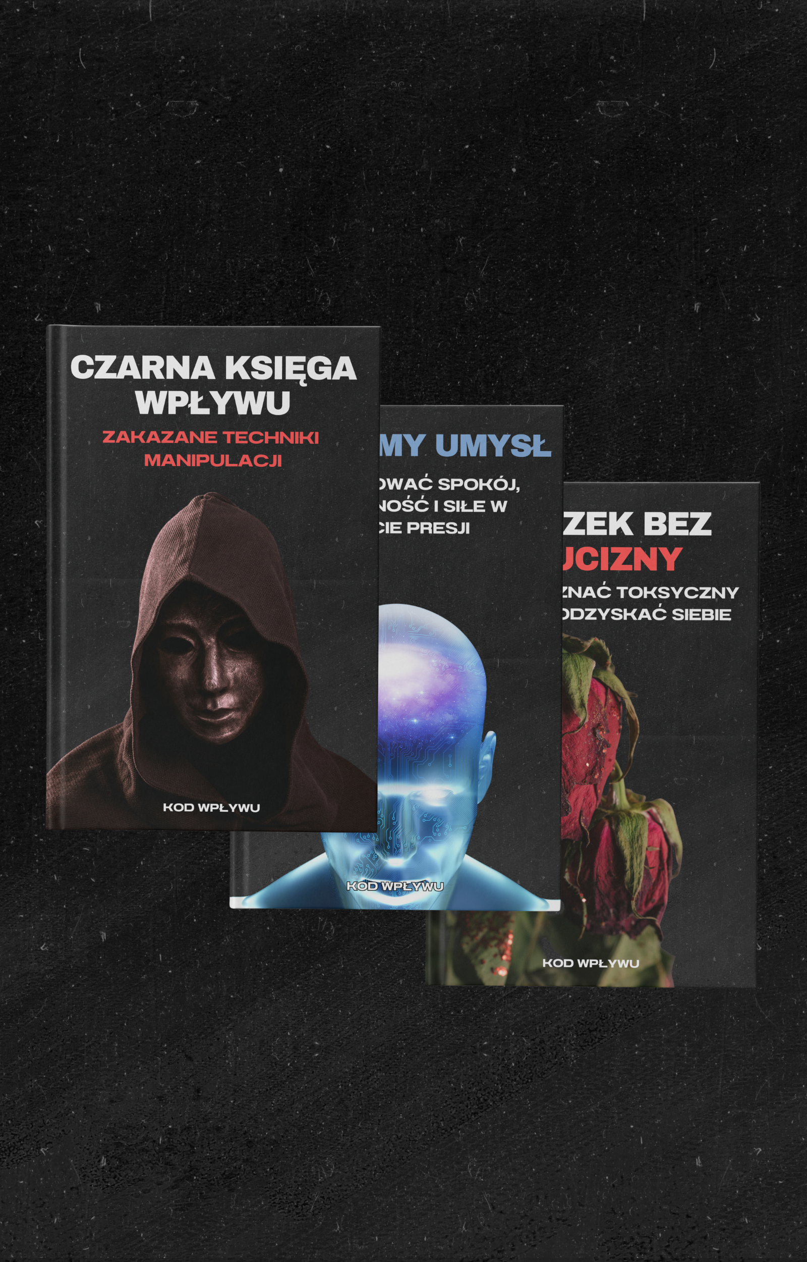 ZESTAW: CZARNA KSIĘGA + ŚWIADOMY UMYSŁ + ZWIĄZEK BEZ TRUCIZNY