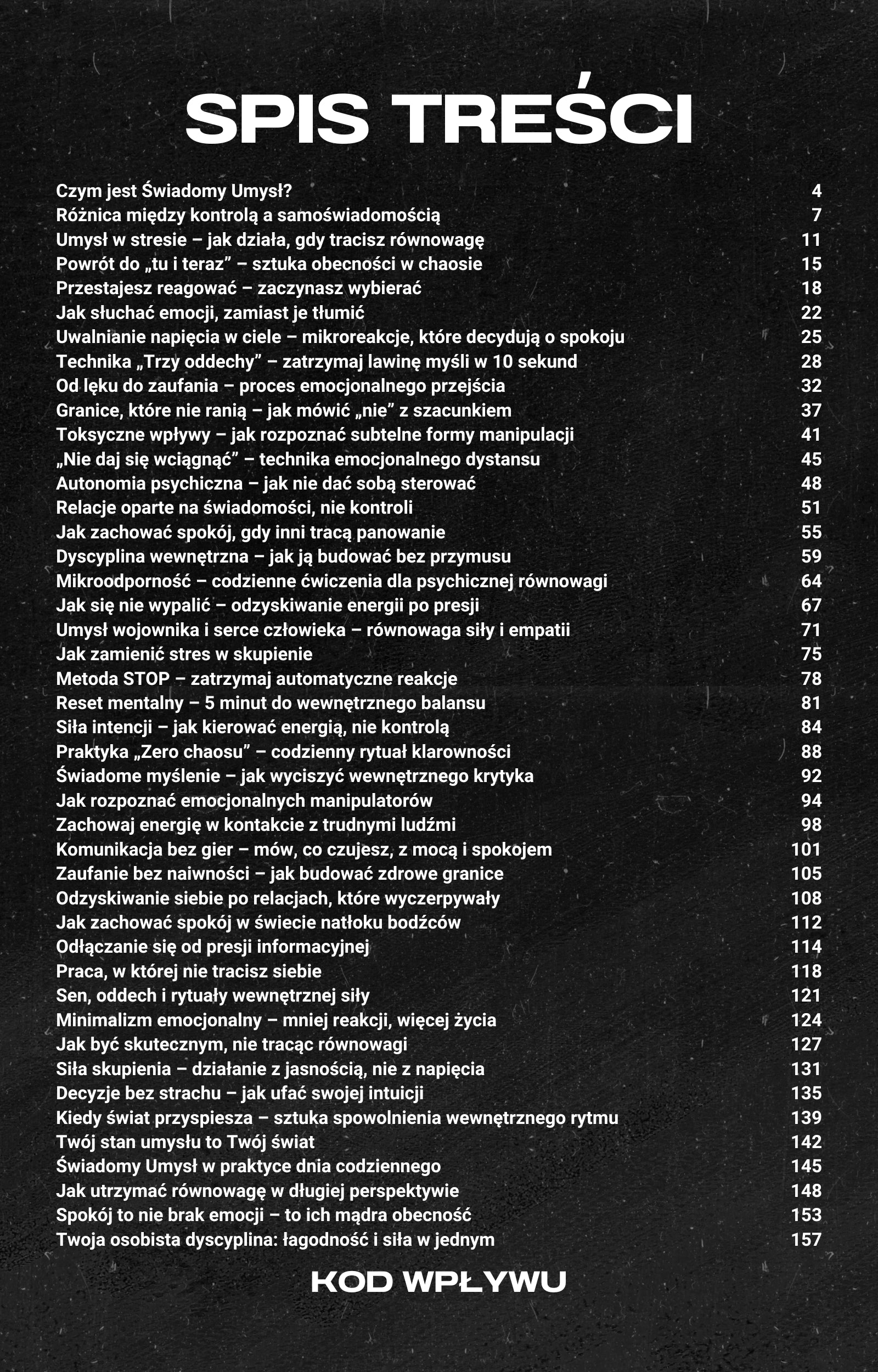 ŚWIADOMY UMYSŁ - JAK ZACHOWAĆ SPOKÓJ, KLAROWNOŚĆ I SIŁĘ W ŚWIECIE PRESJI